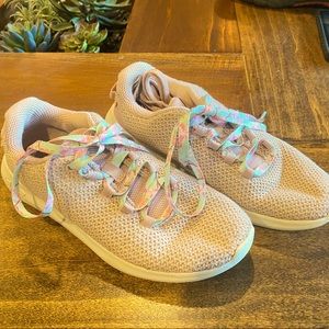 Under armor ripple running tennis shoes pink rose size 6